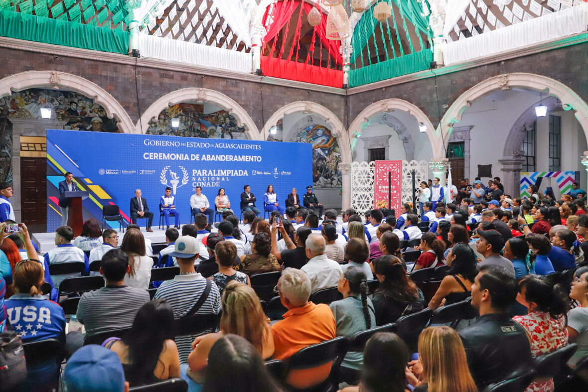 MG 6715 scaled AURORA JIMÉNEZ ABANDERA A DEPORTISTAS QUE REPRESENTARÁN A AGUASCALIENTES EN LA PARALIMPIADA NACIONAL CONADE 2025