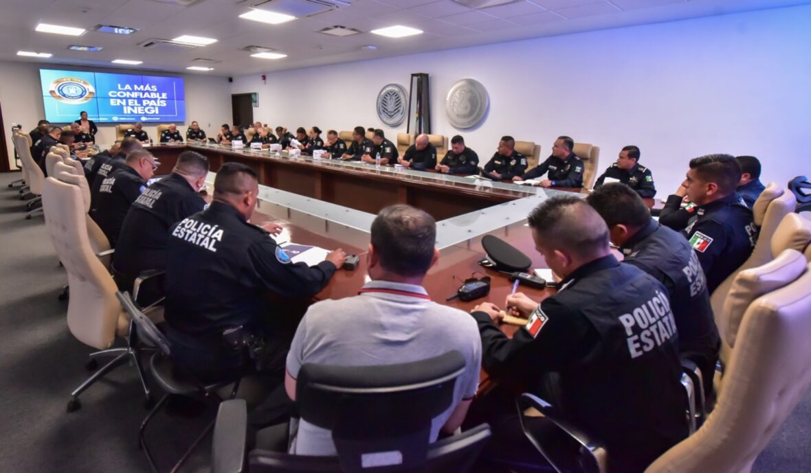 WhatsApp Image 2025 08 19 at 3.17.38 PM 1 scaled LLAMAN A POLICÍAS DE TODO EL ESTADO A NO BAJAR LA GUARDIA Y REDOBLAR ESFUERZOS POR AGUASCALIENTES