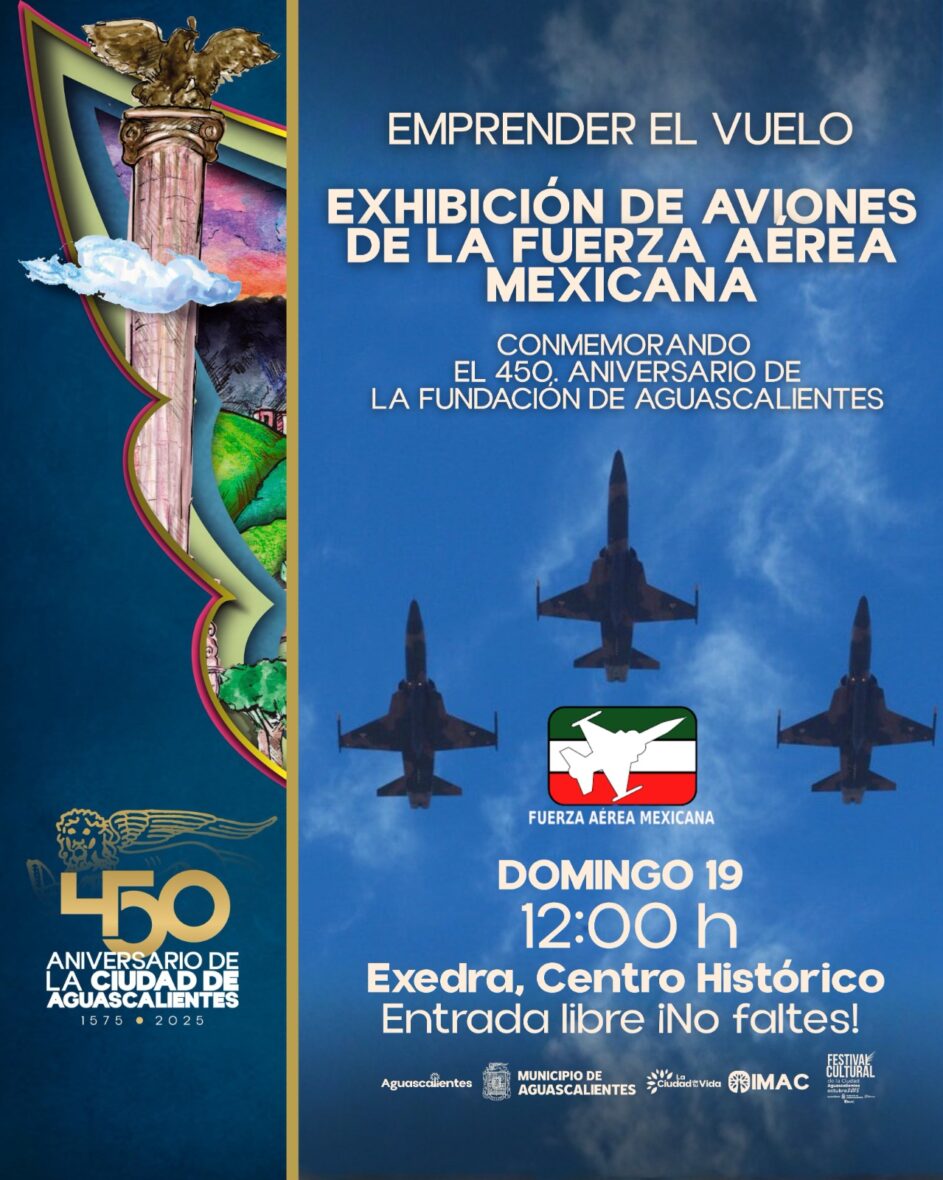 IMG 20251018 WA0042 scaled INVITA MUNICIPIO A LA EXHIBICIÓN DE AVIONES DE LA FUERZA AÉREA “EMPRENDER EL VUELO” POR EL 450 ANIVERSARIO DE LA CIUDAD