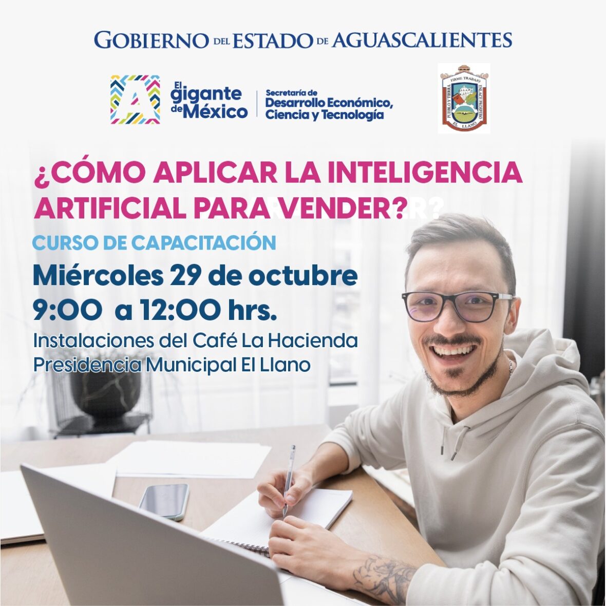 WhatsApp Image 2025 10 21 at 09.51.03 scaled GOBIERNO DEL ESTADO ABRE CURSOS GRATUITOS PARA EMPRENDEDORES Y EMPRESARIOS EN MUNICIPIOS