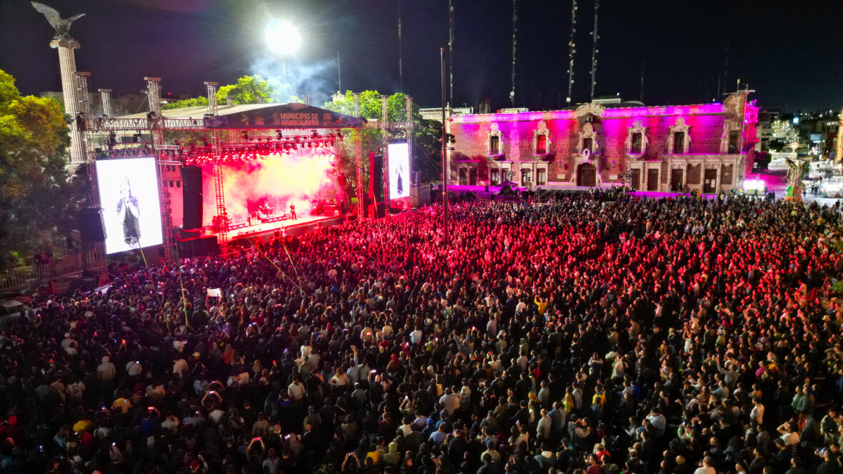 dji fly 20251021 223746 224 1761104486564 photo scaled AGUASCALIENTES VIBRÓ CON LA ENERGÍA DE LA BANDA DLD EN EL 450 ANIVERSARIO DE LA CIUDAD