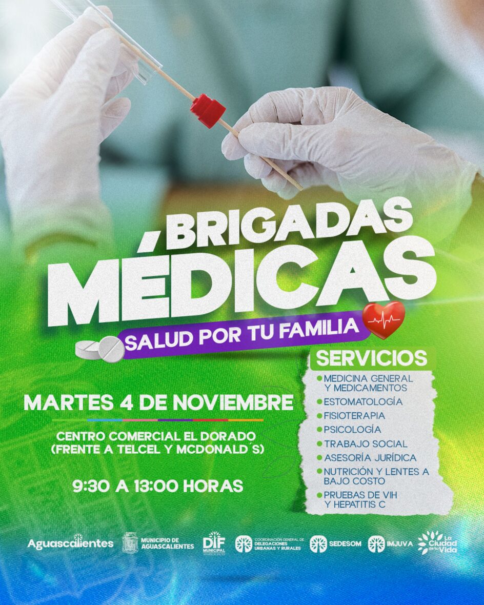 BRIGADA 4 NOV scaled DIF MUNICIPAL DE AGUASCALIENTES ANUNCIA PRÓXIMAS BRIGADAS MÉDICAS GRATUITAS