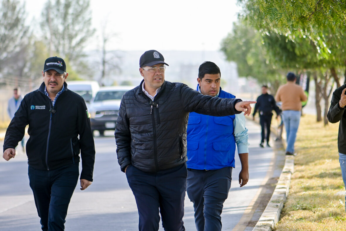 CMC 0710 scaled ENCABEZA LEO MONTAÑEZ MEGA OPERATIVO DE DESMALEZADO EN AVENIDA GUADALUPE GONZÁLEZ