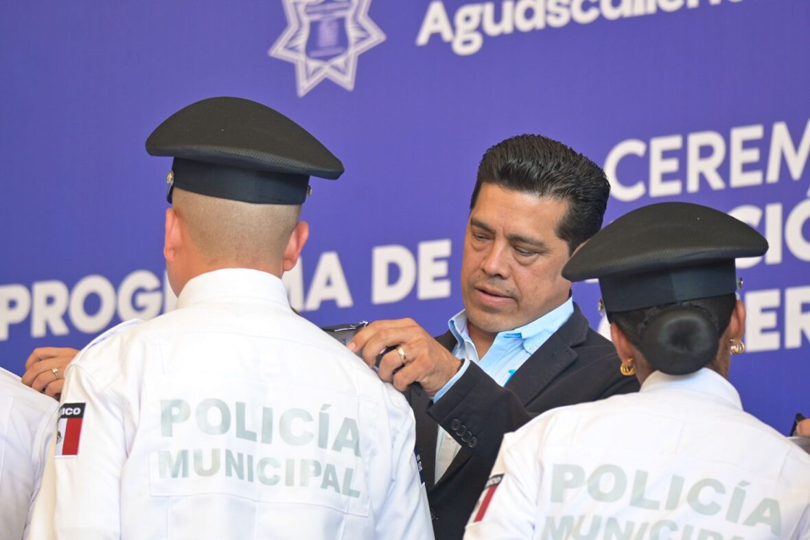 CMC 31261 scaled FORTALECE LEO MONTAÑEZ LA SEGURIDAD PÚBLICA EN AGUASCALIENTES CON 78 NUEVOS POLICÍAS