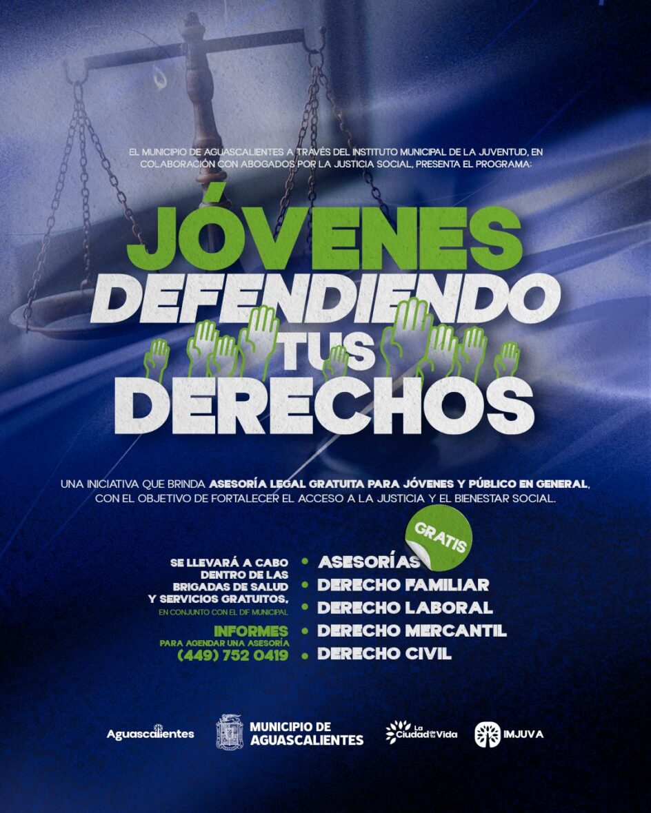 Imagen de WhatsApp 2025 10 20 a las 10.54.10 b81478f5 scaled IMJUVA UNE ESFUERZOS PARA BRINDAR ASESORÍA LEGAL GRATUITA CON EL PROGRAMA “JÓVENES DEFENDIENDO TUS DERECHOS”