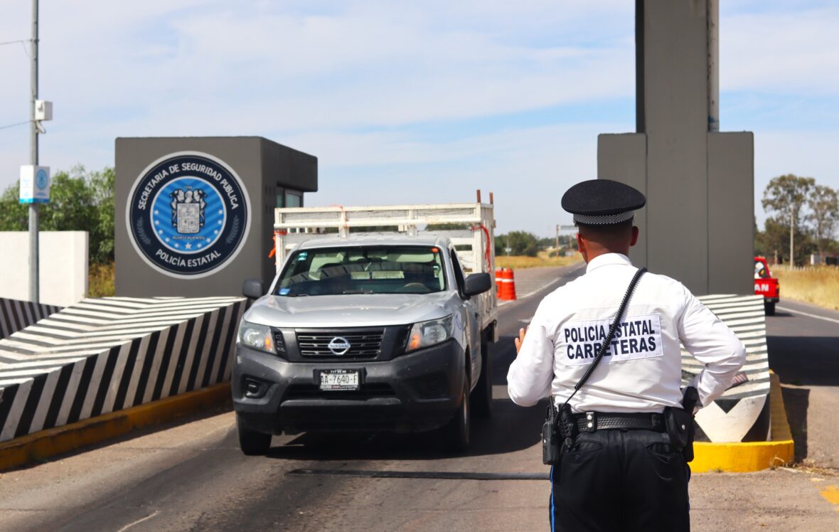 REFUERZAN VIGILANCIA 2 scaled INCREMENTAN VIGILANCIA Y PUNTOS DE CONTROL EN AGUASCALIENTES DE CARA A LA TEMPORADA NAVIDEÑA