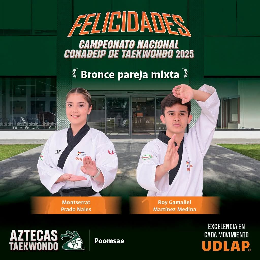 WhatsApp Image 2025 11 01 at 8.35.06 AM 1 TRES MEDALLAS PARA AGUASCALENTENSES EN NACIONAL UNIVERSITARIO DE TAEKWONDO