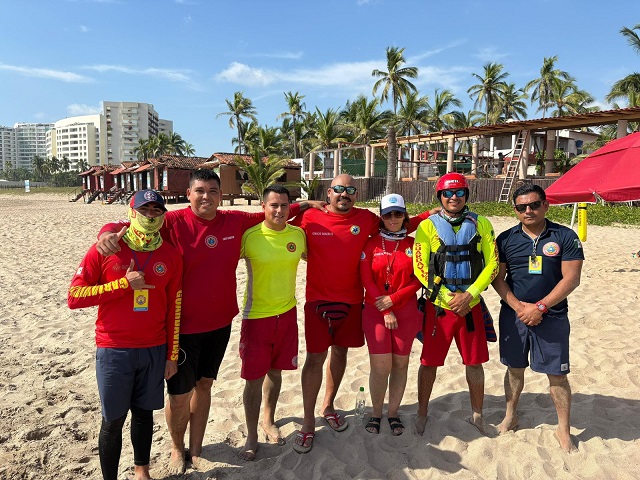 certificacion 2 PC y Bomberos de Vallarta participó en importante certificación nacional de salvavidas