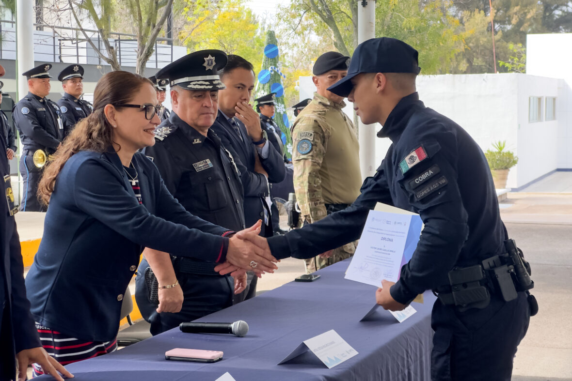 IMG 0360 1 scaled AGUASCALIENTES FORTALECE SU SEGURIDAD CON 15 NUEVOS INTEGRANTES DEL GRUPO DE OPERACIONES ESPECIALES