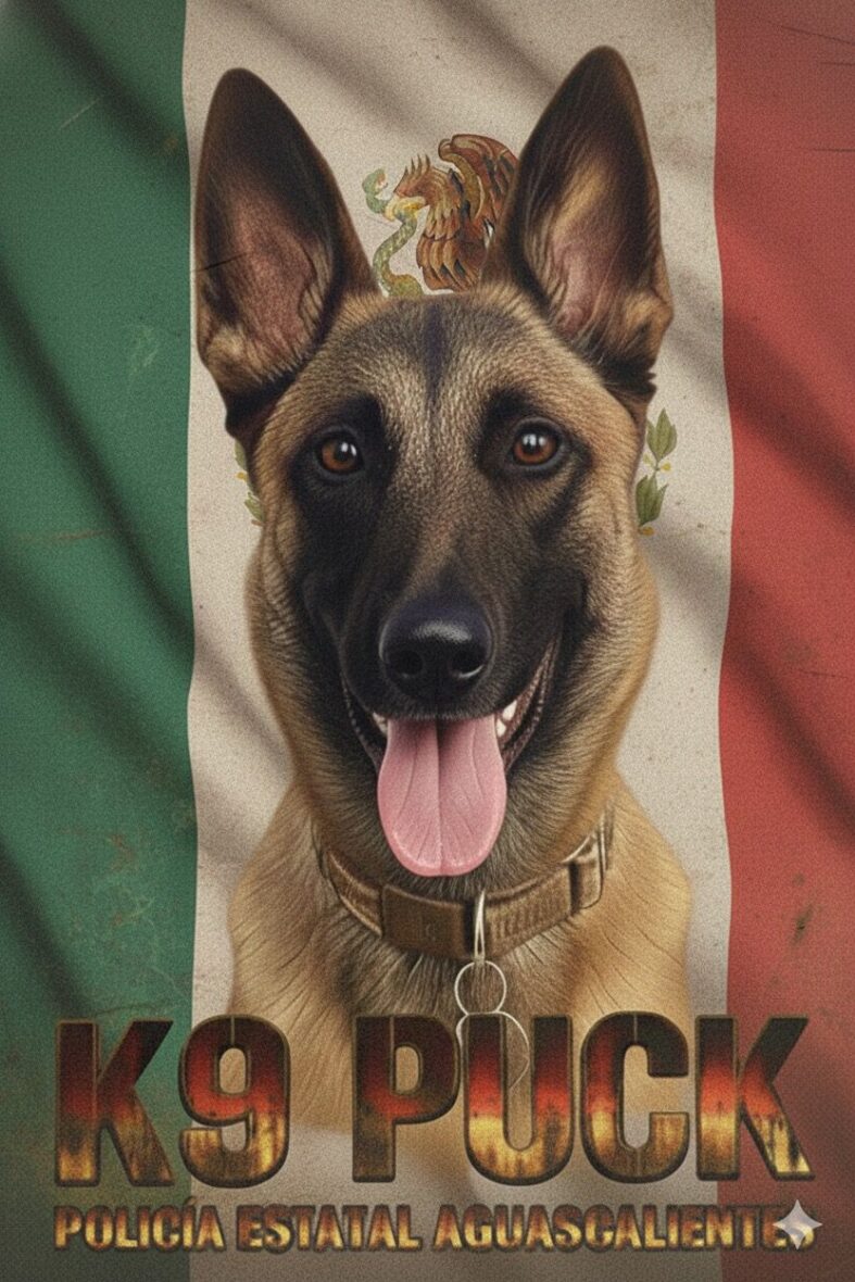 WhatsApp Image 2025 12 15 at 14.15.13 scaled AGUASCALIENTES TIENE NUEVA AGENTE K9: PUCK, ESPECIALISTA EN DETECCIÓN DE EXPLOSIVOS