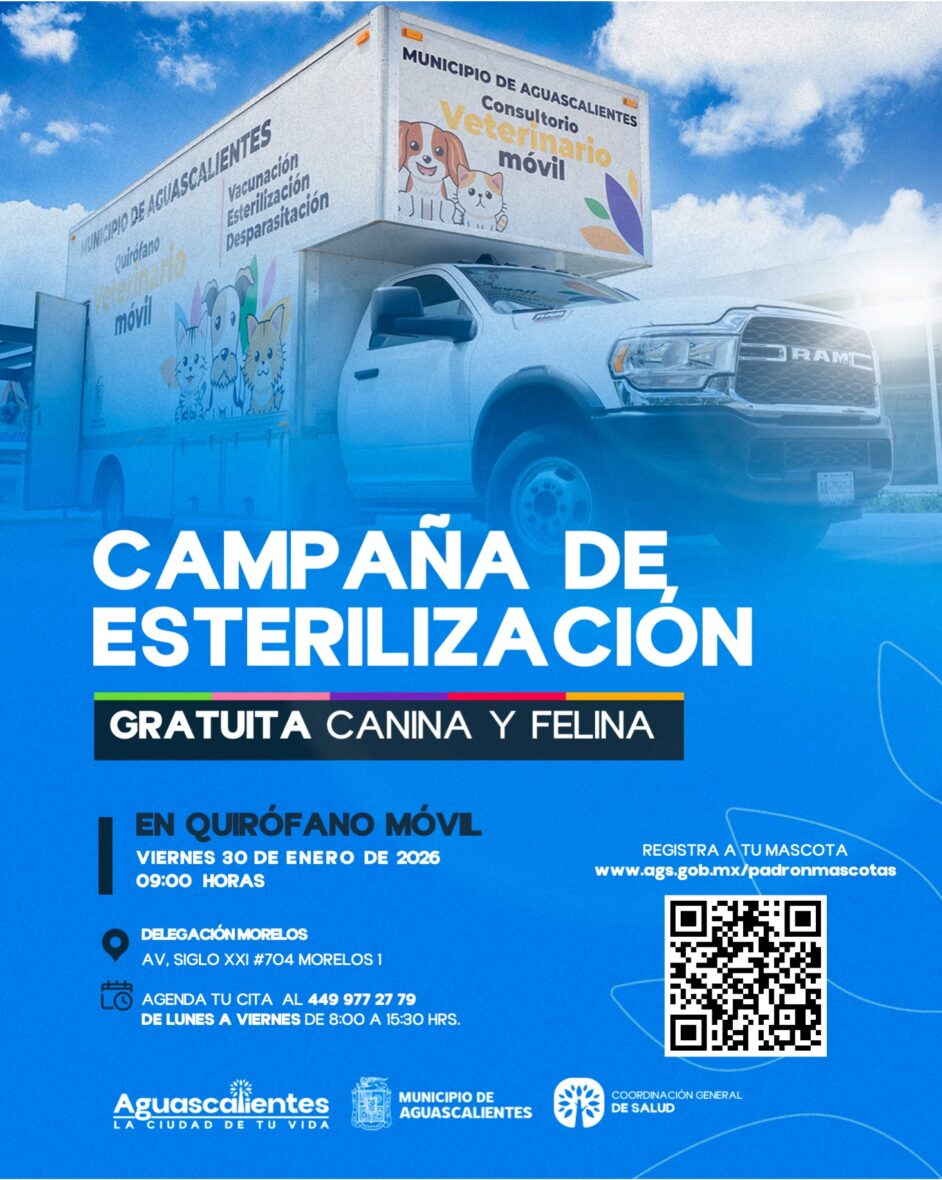 CAMAPANA ESTERILIZACION MOVIL 30ENE scaled SE REALIZARÁ LA PRIMERA FERIA DE LA SALUD PÚBLICA MUNICIPAL 2026