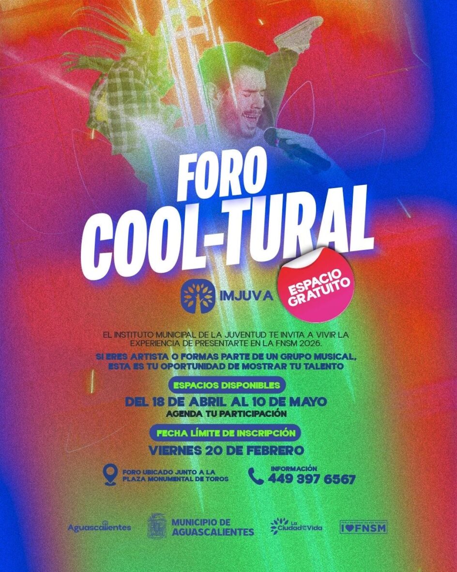 IMG 2346 scaled ABRE IMJUVA CONVOCATORIA PARA PARTICIPAR EN EL FORO COOL-TURAL FNSM 2026