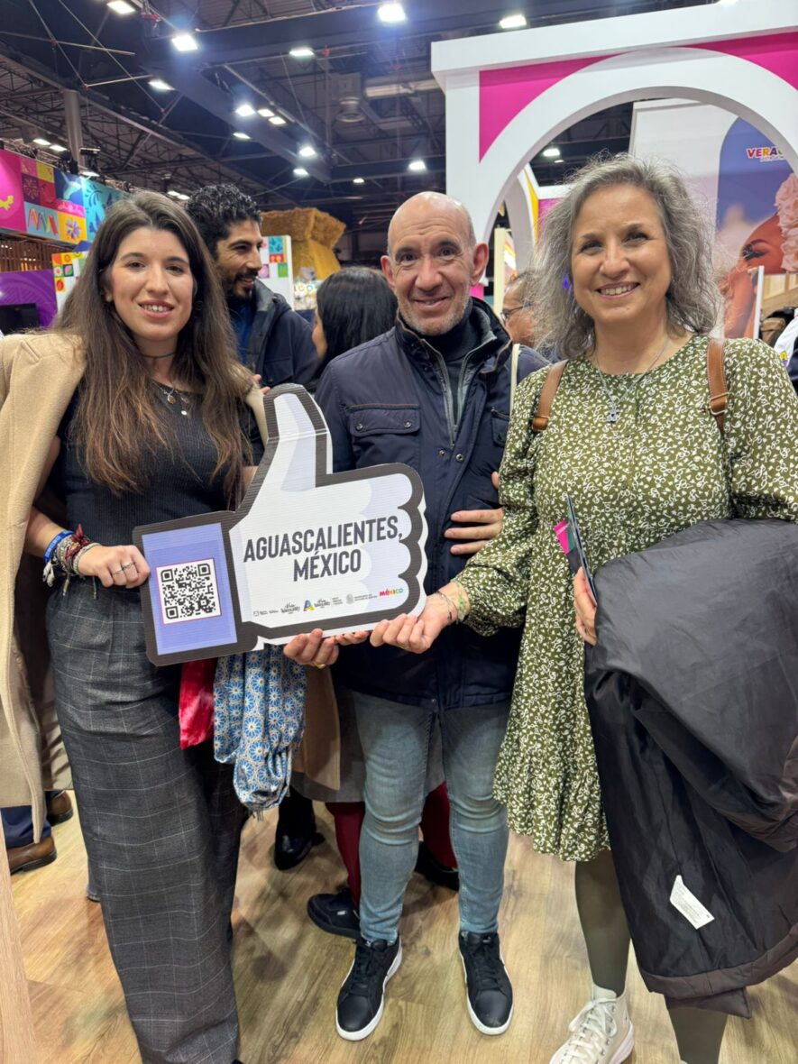 WhatsApp Image 2026 01 21 at 1.49.27 PM scaled AGUASCALIENTES CONQUISTA LA FERIA INTERNACIONAL DE TURISMO EN MADRID