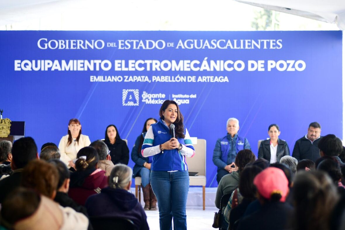 WhatsApp Image 2026 01 24 at 11.45.51 scaled CON NUEVO POZO, TERE JIMÉNEZ LLEVA AGUA POTABLE A FAMILIAS DE LA COMUNIDAD EMILIANO ZAPATA EN PABELLÓN DE ARTEAGA