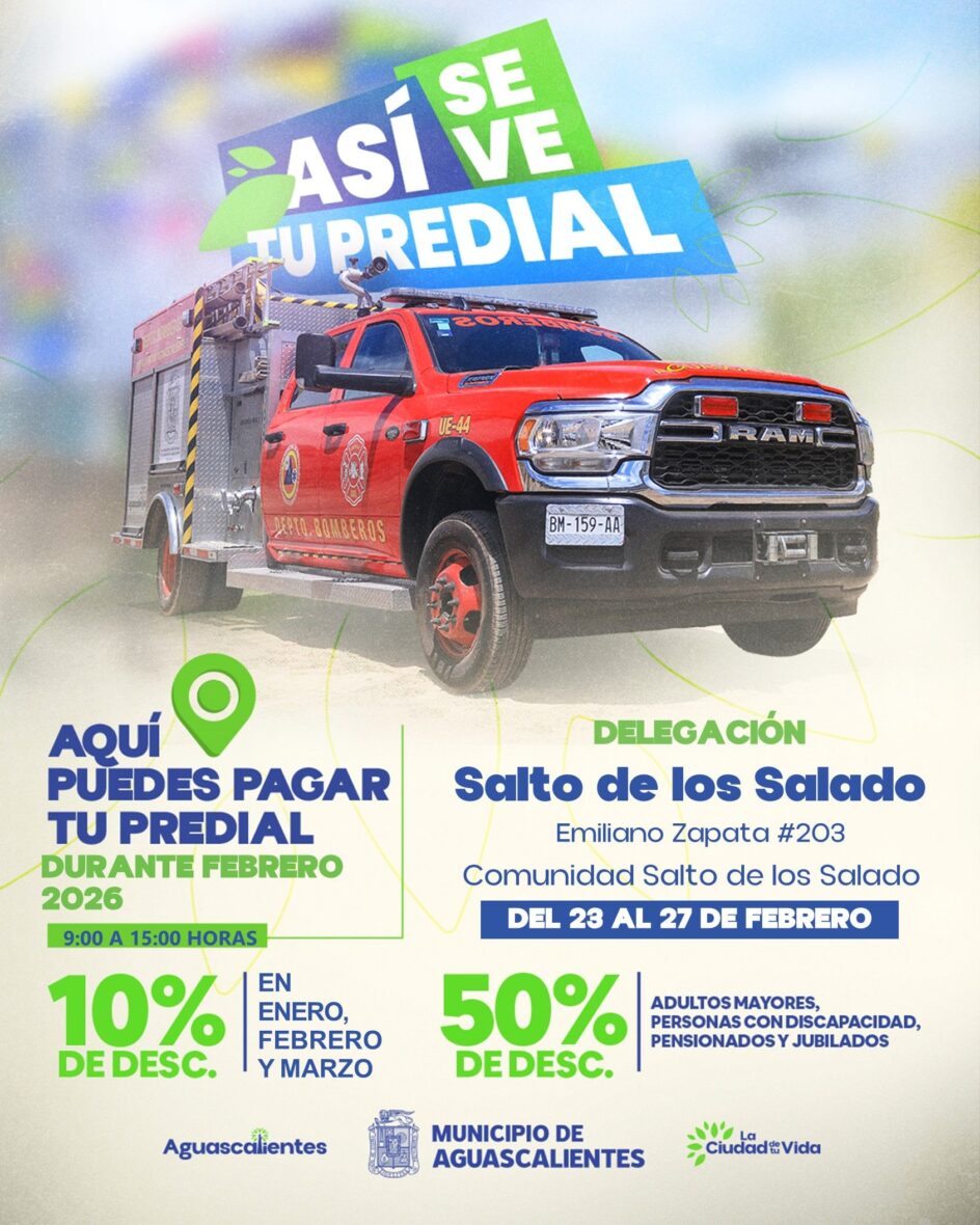 Salto de los Salado 23 27 Feb scaled ACERCA MUNICIPIO DE AGUASCALIENTES MÓDULO TEMPORAL PARA EL PAGO DEL PREDIAL EN LA DELEGACIÓN SALTO DE LOS SALADO
