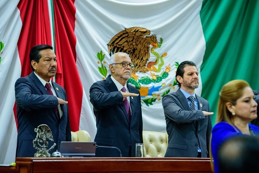 MANQ Miguel Ángel Navarro Quintero, acompañó a las y los diputados de la XXXIV Legislatura en la apertura del Segundo Periodo Ordinario de Sesiones