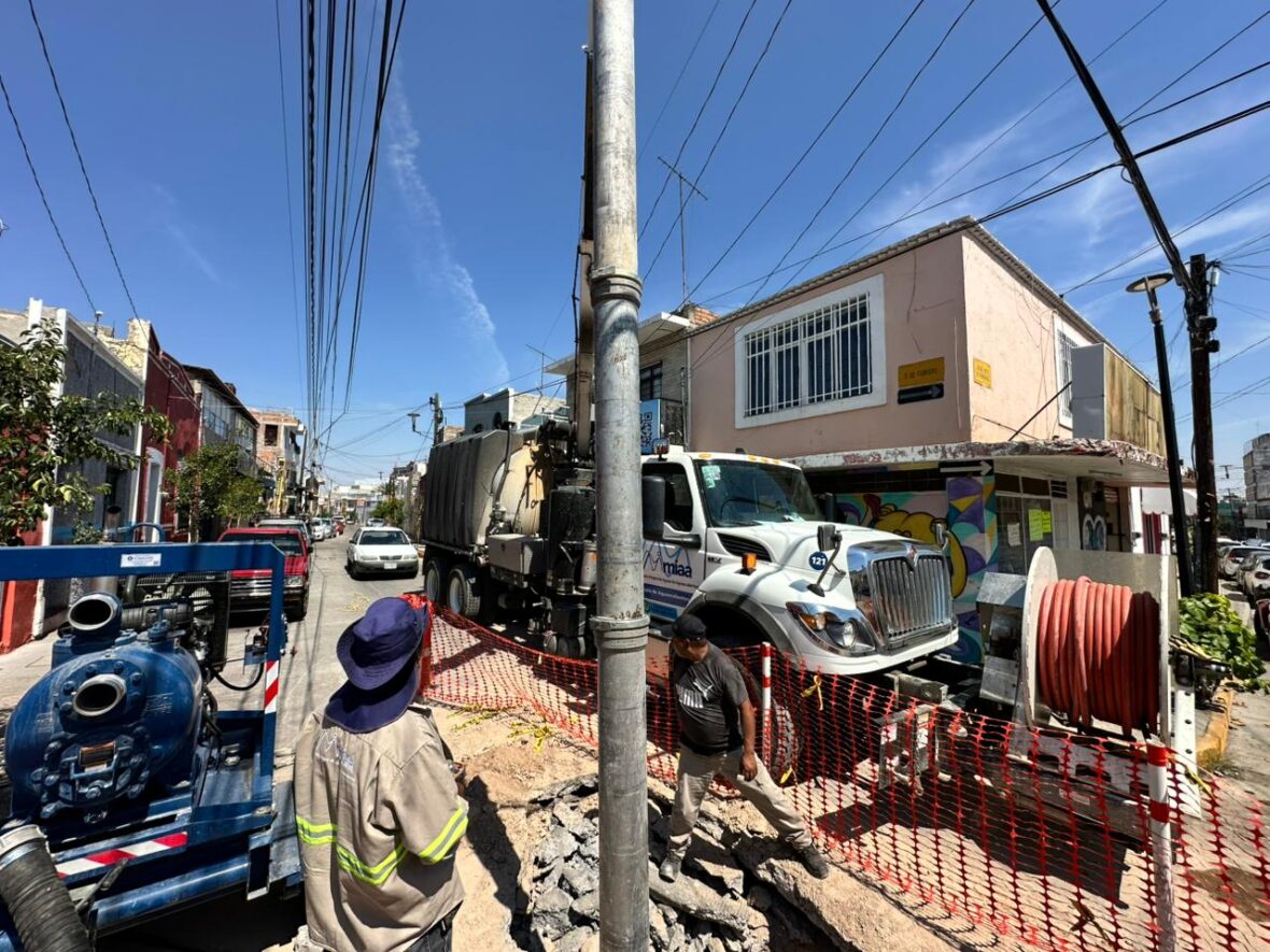 4 1 scaled REHABILITA MIAA ALCANTARILLADO EN EL ENCINO, CON LO QUE SE EVITARÁN BROTES RESIDUALES
