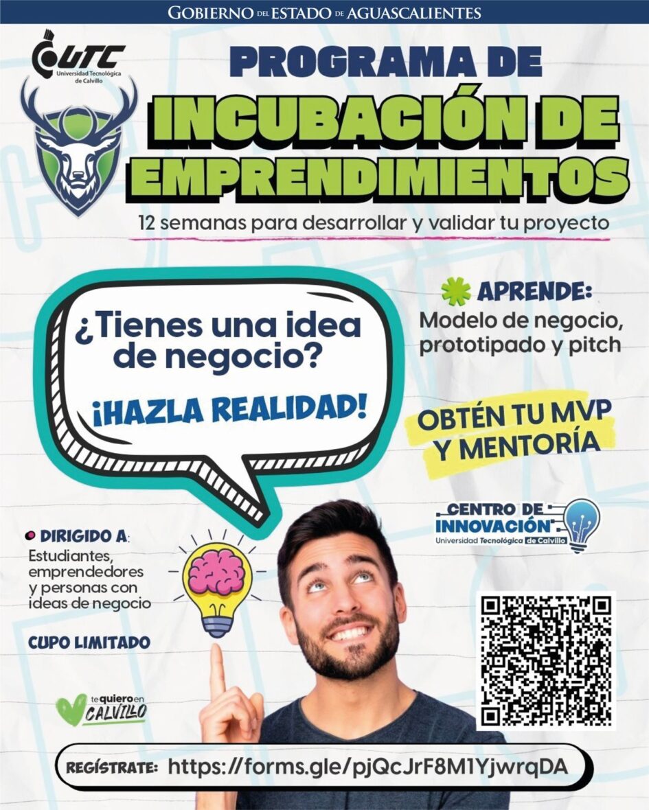 WhatsApp Image 2026 04 06 at 10.59.39 AM scaled UNIVERSIDAD TECNOLÓGICA DE CALVILLO ABRE ASESORÍA GRATUITA A EMPRENDEDORES EN SU NUEVO CENTRO DE INNOVACIÓN Y NEGOCIOS