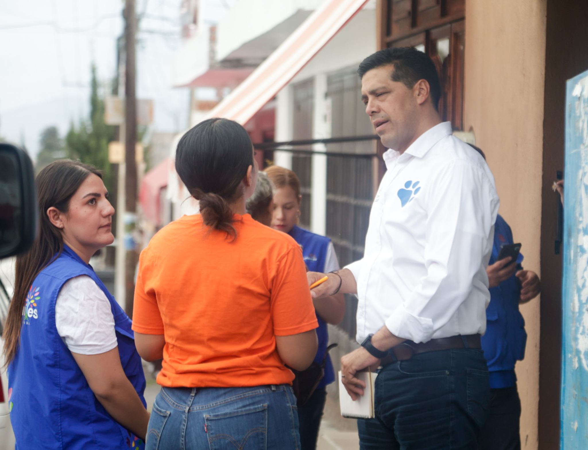 MG 6715 RECORRE LEO MONTAÑEZ EL FRACCIONAMIENTO MUNICIPIO LIBRE PARA ATENDER PETICIONES VECINALES