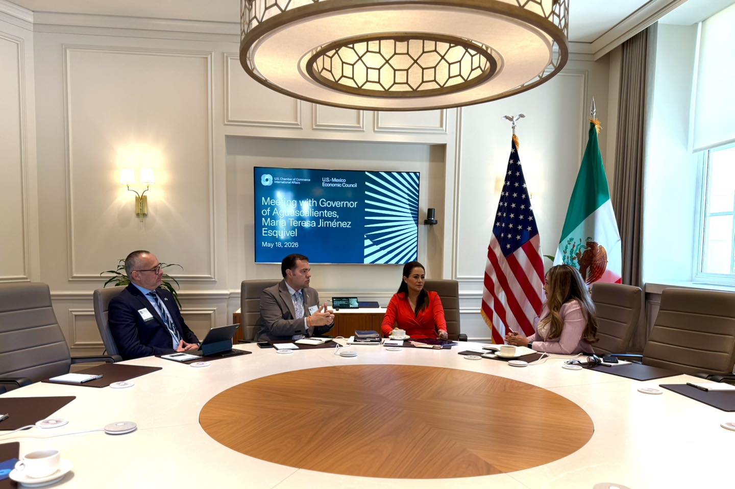 REUNION IQ 3 EN WASHINGTON, TERE JIMÉNEZ FORTALECE ALIANZAS PARA ATRAER MÁS INVERSIÓN Y OPORTUNIDADES