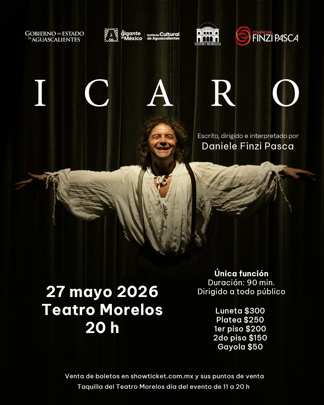 WhatsApp Image 2026 05 20 at 16.19.21 LA FUERZA PARA VOLVER A LEVANTARNOS; ÍCARO LLEGA AL TEATRO MORELOS, UNA HISTORIA QUE HA CONMOVIDO AL MUNDO